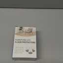 Small Chair Leg Floor Protectors Chair Leg Protectors for Hardwood Floors Felt Silicone Caps Strengthen Bottom Protection Anti-Scratch Reduce Noise 32 Pack Clear Round Small Fit 1/2" to 3/4" (14-19mm)