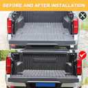 Daeiclru Bed Channel Stiffener Rear Bed Channel Support Bracket Compatible with Toyota Tacoma 2024 2025 2026, Truck Bed Reinforcement No Drilling 4th Gen Tacoma Accessories, 2PCS