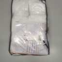 Extra Long 120 Inch Curtains,Thick Linen Lush Decor Sheer Pleated Drapes 2 Pages Viral Curtain with Hooks 10 ft Floor Length Back Tab for Living Room Light Filtering W40 xL120 x2 Panels (Beige White)