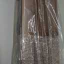 DEZ FURNISHINGS Cordless 2" Faux Wood Blind, 38" W x 48" H, Dark Oak