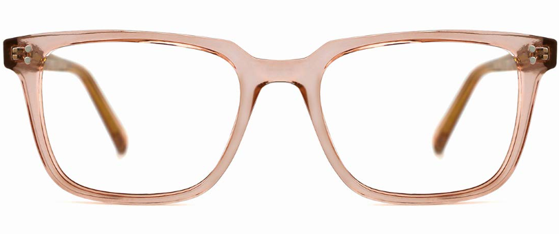 TIJN Blue Light Filter Computer Glasses for Blocking UV Harmful Rays Retro Eyeglasses for Women Men Champagne Gold