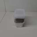 8 Pcs Hotel Pan with PP Plastic Lid Steam Table Stainless Steel Restaurant Pans 1/4 Size Catering Food Prep Restaurant Anti Clogging Steamer for Buffet Hotel(4 Inch Deep)