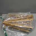 2 PCS Wooden Dish Drying Rack Bamboo Plate Dish Rack Stand Kitchen Cabinet Organizer Pot Lid Holder for Plate, Dish, Cup, Cutting Board, Bowl, Pot Lid