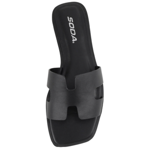 SODA SANDAL BLACK WOMENS SIZE 9