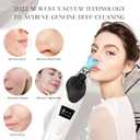 2025 Blackhead Remover Pore Vacuum,Facial Pore Cleaner-5 Suction Power,5 Probes,USB Rechargeable Blackhead Vacuum Kit Electric Acne Extractor Tool for Adult (Black)