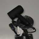 slopehill Professional Ionic Hair Dryer, Powerful 1800W Fast Drying Low Noise Blow Dryer with 2 Concentrator Nozzle 1 Diffuser Attachments for Home Salon Travel (Black)