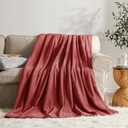 Fleece Blanket Throw Size Coral Lightweight Super Soft Cozy Luxury Bed Blanket Microfiber (Throw(50"x60"))