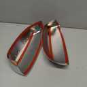 Chrome Side View Mirror Covers Caps Top Half Compatible with Chevrolet Silverado Tahoe Suburban Avalanche, GMC Sierra Yukon Cadillac Escalade 2007 2008 2009 2010 2011 2012 2013 2014