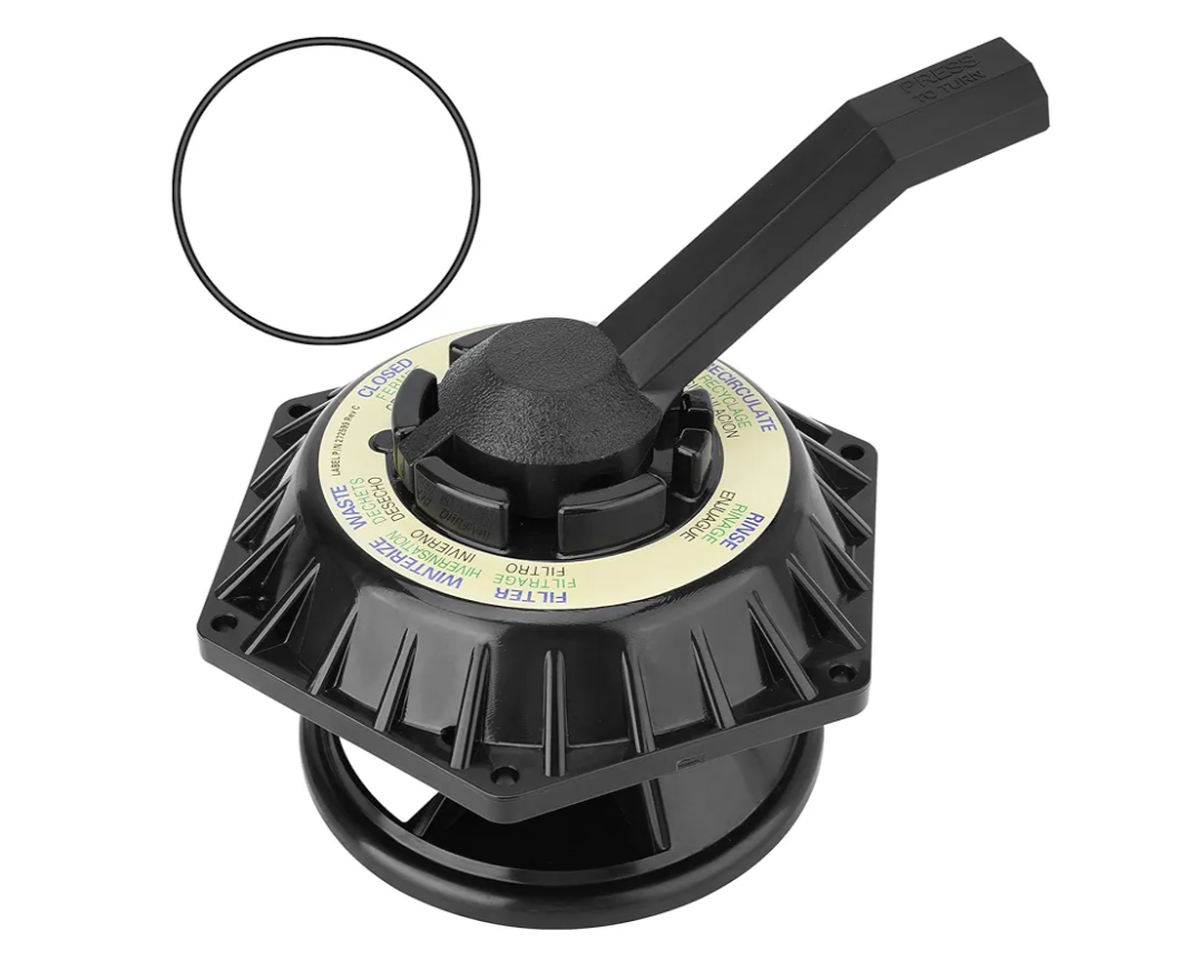 272531 Hi-Flow Multiport Top Valve with O-Ring Compatible with Pentair Sand Dollar 6-Way 1-1/2 inch Pool and Spa Multiport Valve, Replace# 262504 262505 262506