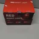 CAREMORR Red Therapy Night Light for Sleep Aid, Baby Nursery & Bedrooms - 670nm Bedside Lamp with Timer/Dimmer, Amber Light & Daylight Modes