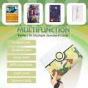 Collectible Trading Card Binder, 400 Pockets Card Holder with 50 Removable Sleeves, Portable Collection Binder Album Book Case Storage, Zipper Card Protective Sleeves for TCG, Sports Card (First Opportunity Camo)