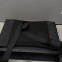 Stadium Seats for Bleachers with Back Support, Bleacher Chairs with Backs and Cushion Wide, Portable Folding Seats with Magnetic Bottom Strips, Includes Shoulder Strap - Black (1, Black) 