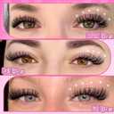 Fluffy Lash Extension Kit Wispy Eyelash Extension Kit 10-18MM Natural Lash Clusters 180PCS Cluster Eyelash Extensions with Lash Bond and Remover and Lash Applicator DIY Lashes Extension by Pleell