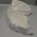 VOLPONE Corner Shower Caddy Suction Cup Shower Shelf Corner No Drilling Bathroom Shower Organizer Storage Rack Adhesive with Towel Bar Hooks(2-Pack, Ivory)