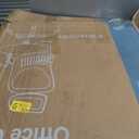 Sweetcrispy Home Office Desk Chair, Ergonomic High-Back Mesh Rolling Work Computer Chairs with Wheels and Adjustable Headrests, Comfortable Lumbar Support, Comfy Flip-up Arms for Bedroom, Study, Grey