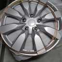 BDK 16" Silver Hub Caps KT-1042 installed on Altima Steel Wheels