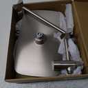 Veken Wide Brushed Nickel Rain Shower Head with Handheld, High Pressure Rainfall Showerhead Combo with Arm for Bathroom Accessories, Home Decor, Detachable Dual Shower with Multi Modes Handheld Spray (Standard Flow(2.5GPM))