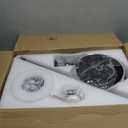 ZMISHIBO 60 Inch RGB Ceiling Fan with Light, Remote&App Control,Flush Mount