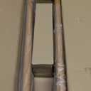 Boho Wood Curtain Rods for Windows 72 to 144 inch 1" Diameter Adjustable Heavy Duty Window Curtain Rod with Decorative Wooden Grain Finials Drapery Rods for Living Room Bedroom Kitchen Cafe Farmhouse, wood grain, 16"-144"-1Pack