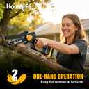 Mini Chainsaw Compatible with DeWalt 20V MAX Battery, 6-Inch Small Cordless Pruning Saw for Tree Trimming, Handheld Electric Wood Cutter with Tool-Free Tensioning & Overheat Auto-Stop (Tool Only)