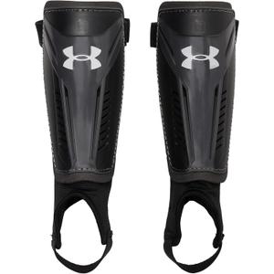 Under Armour Youth Soccer Shin Guards Challenge Shin (Large, Black/Castle Rock)