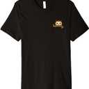 Owl Pocket - Owl Premium T-Shirt (Small, Black)