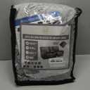 ULTICOR Reclining Loveseat with Middle Console Slipcover, 8-Piece Velvet Stretch Sofa Covers, 2 seat Loveseat Recliner Cover, Thick, Soft, Washable(Dark Grey)