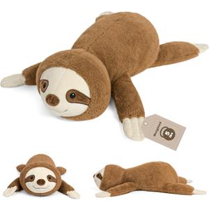 24in 5lbs Sloth Weighted Stuffed Animals, Weighted Stuffed Animal Sloth Plush, Comfortable Companion Plushies Toy Gifts for Adults & Kids