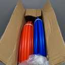 PEX Pipe 1/2 Inch 100ft 2 Rolls PEX Tubing EVOH Pex-B Pipe Non Oxygen Barrier Durable Leakage-Proof Flexible for Residential Water Lines in Homes pex Radiant Heat Tubing(Red+Blue)