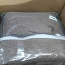 Chocolate Brown Pinch Pleat Linen Curtain 120 Inches Long for Living Room 100% Blackout Vintage Rustic Farmhouse Curtain Burlap Textured Extra Long Pinch Pleated Drape for Dining Room Bedroom 50x120