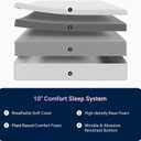Avenco Twin Mattress 10 Inch, Memory Foam Twin Size Mattress in a Box for Comfort Sleep & Pressure Relief, CertiPUR-US Certified Mattresses Medium Firm