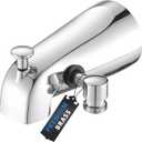 PROOX All Metal Tub Spout with Diverter Chrome, Diverter Tub Spout for Hand Shower