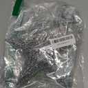 Emopeak 20 LED Christmas Tree Topper, 8 x 10 Inch Indoor Iron Art Star Treetop Light, Two Modes (Keep Light ON/Flash) (Silver, 8"/20CM)