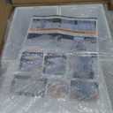 Shoe Storage, 12 Pack Shoe Organizer for Closet, Shoe Boxes Clear Plastic Stackable Shoe Containers with Lids for Size 10 (Large, White)