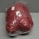 (Only Cushion) Indoor Outdoor Waterproof Papasan Rocking Chair Cushion,Thicken Patio Rocking Egg Chair Cushion, Rattan Chair Cushions, Hammock Chairs Cushions for Garden, Porch, Balcony (Wine Red)