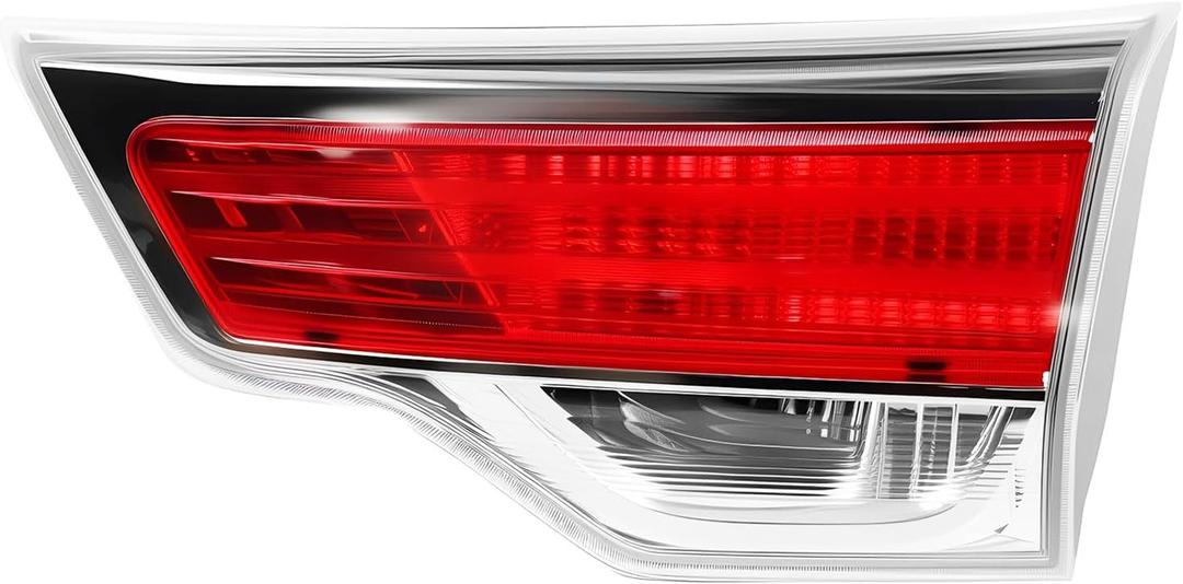 Passenger Side Inner Tail Light Compatible with 2014 2015 2016 Highlander Taillight Rear Brake Lamp 815800E050 TO2803115 (Right)