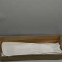 Sofucor Ceiling Fan, 52 Inch, Low Profile, DC, 3 Carved Wood Blades, Flush Mount, Noiseless, Reversible Motor, Remote Control, Without Light, Silver+Grey