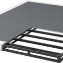 NHODIR Queen Box Spring 3 Inch Heavy Duty Box Spring Mattress Foundation, Metal Bed Base with Fabric Cover, Noise Free Easy Assembly