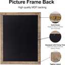 Bronze 8.25x11.75 Picture Frames: Wooden Wall Frames for Home Wall Decor, A4 Frame for Painting, Artwork, Post Print, Classic Frames A4 with Plexiglass and Backing