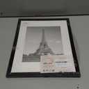 upsimples 11x14 Picture Frame, Display Pictures 8x10 with Mat or 11x14 Without Mat, Wall Hanging Photo Frame, Black, 1 Pack