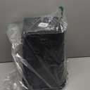 Mind Reader Mesh Trash Can, Waste Paper Basket, Square, Office, Metal Mesh, Set of 2, Black