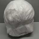 JOLLYVOGUE King Size Comforter Set, White Seersucker 3 Pieces Comforters King Size, Lightweight & Fluffy Bedding Sets King for All Season with 1 Ruffle Comforter and 2 Ruffle Pillowshams