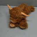 Highland Cow Stuffed Animals - Heatable Weighted Stuffed Animals, Lavender Scented Cow Plush for Sooth & Relax, Microwave Heating Pad for Period Cramps Pain & Stress Relief, Highland Cow Gifts Brown