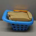 Step2 Little Helper's Shopping Cart for Kids, Play Grocery Cart, Made of Durable Plastic, for Toddlers 2+ Years Old, Blue