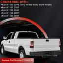 Tail Lights Compatible with 2004-2008 Ford F150 Halogen Type Smoked Red Brake Rear Lamp Taillights