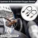 ACROPIX Upstream & Downstream Oxygen Sensor for Honda Accord V6 3.5L 2008-2011 for Honda Pilot V6 3.5L 2009-2013 for Acura O2 Sensor No.250-24785 2 Pcs