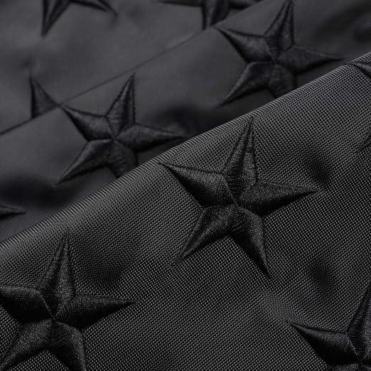 All Black American Flag,Black American flags 3x5 for Outside,Black USA Flag,Deluxe Embroidered Stars, Heavy Duty Durable Black Flags for Outdoor, Vivid Color, Sewn Stripes, Brass Grommets(3x5 FT)