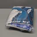 Blue Nautical Octopus Bathroom Rugs Mat Navy Ocean Kraken Mermaid Bath Rug Water Absorbent Non Slip Shower Mat Anchor Coastal Map Memory Foam Bath Mats for Bathroom Decor 3220In (4'3" x 6'9" (Rectangular))