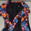 Daci Women Long Sleeve Rash Guard One Piece Zipper Swimsuit Surfing Bathing Suit UPF 50, Size XL