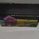 Nexillumi Permanent Outdoor Lights for House, 100ft Smart RGB LED Lights Outside with 16 Million DIY Colors, IP67 Waterproof Eternity Eaves Lighting for Christmas, Halloween, Holiday, and Daily Decorations